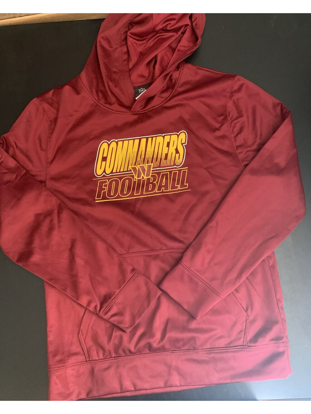 NFL Team Apparel Washington Commanders Hoodie Youth XL 18/20 Burgundy NWT